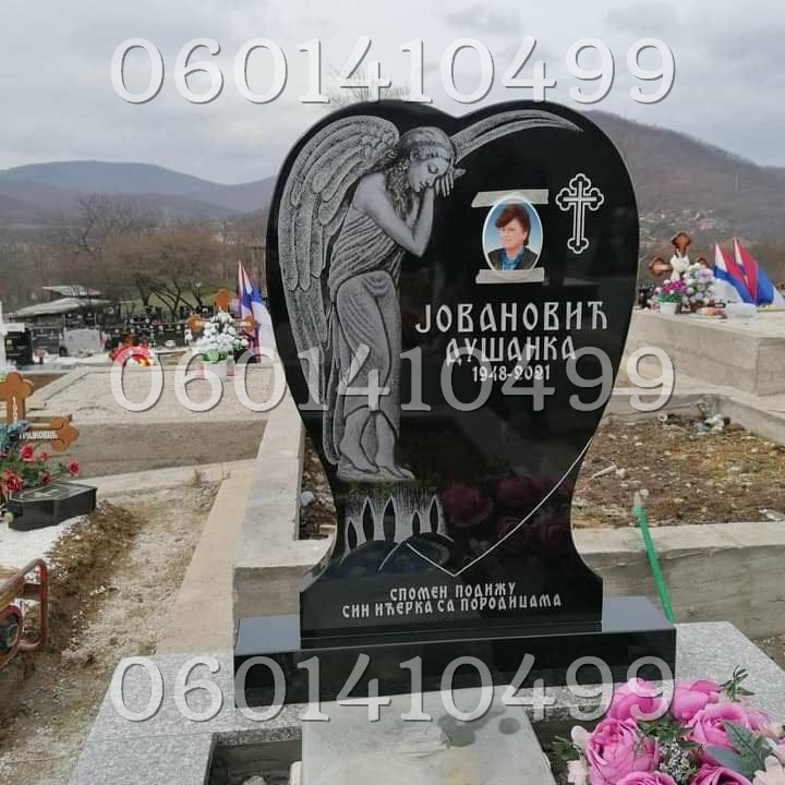 Anđeli 006 - Nadgrobni Spomenici Granit Premium
