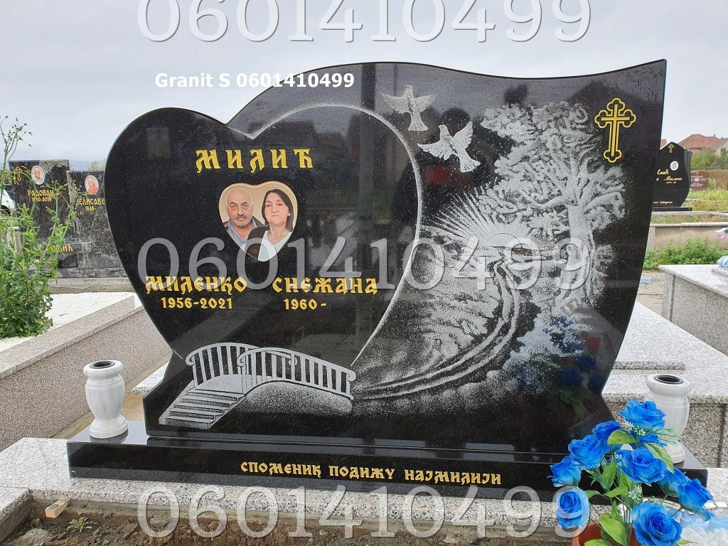 Anđeli 027 - Nadgrobni Spomenici Granit Premium