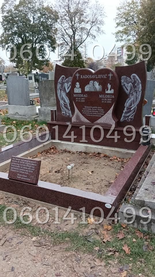 Anđeli 032 - Nadgrobni Spomenici Granit Premium