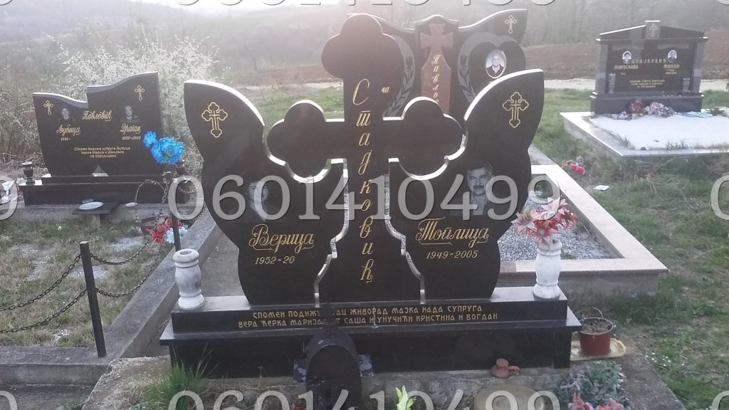 Krstovi - Nadgrobni Spomenici Granit Premium 002