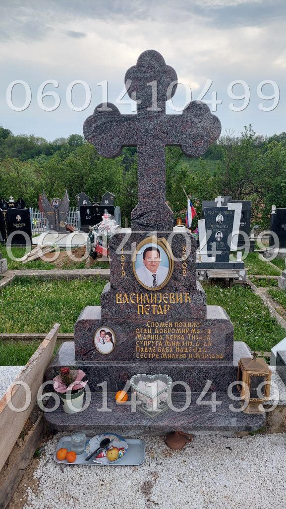 Krstovi - Nadgrobni Spomenici Granit Premium 008