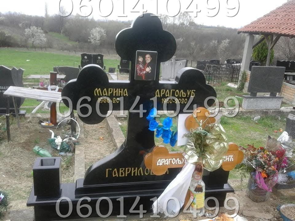 Krstovi - Nadgrobni Spomenici Granit Premium 015