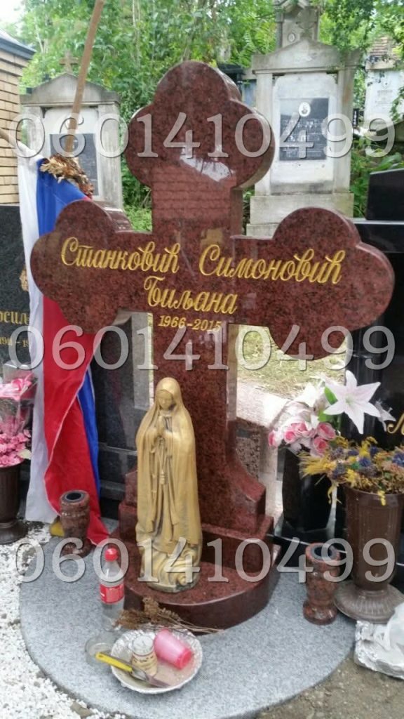 Krstovi - Nadgrobni Spomenici Granit Premium 027