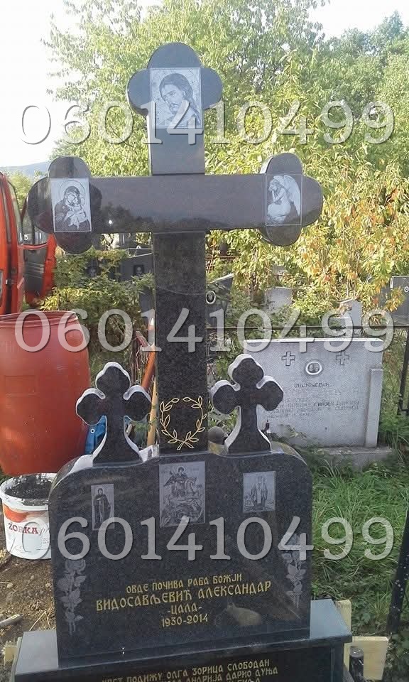 Krstovi - Nadgrobni Spomenici Granit Premium 031