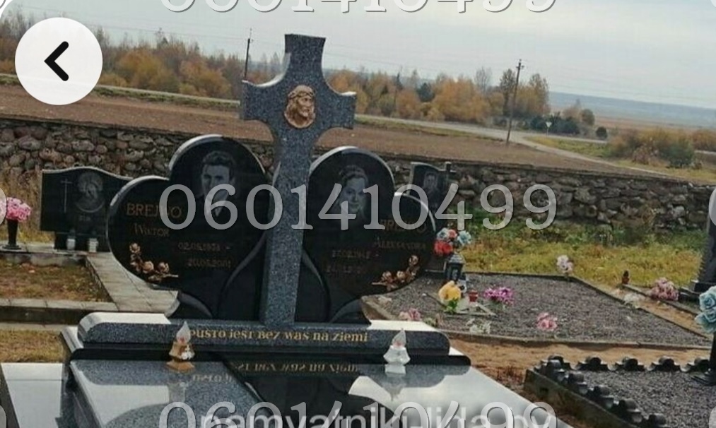 Krstovi - Nadgrobni Spomenici Granit Premium 042