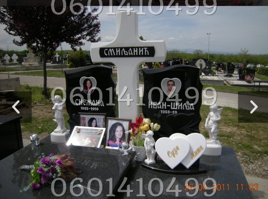 Krstovi - Nadgrobni Spomenici Granit Premium 047
