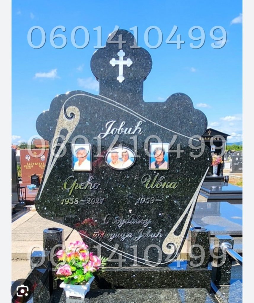 Krstovi - Nadgrobni Spomenici Granit Premium 053