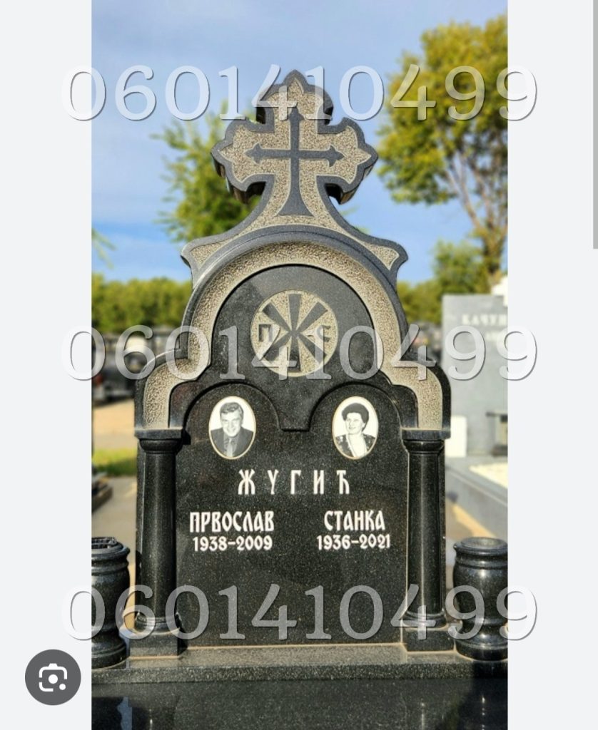 Krstovi - Nadgrobni Spomenici Granit Premium 055