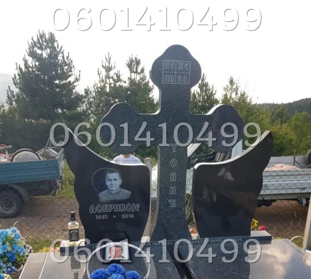 Krstovi - Nadgrobni Spomenici Granit Premium 066