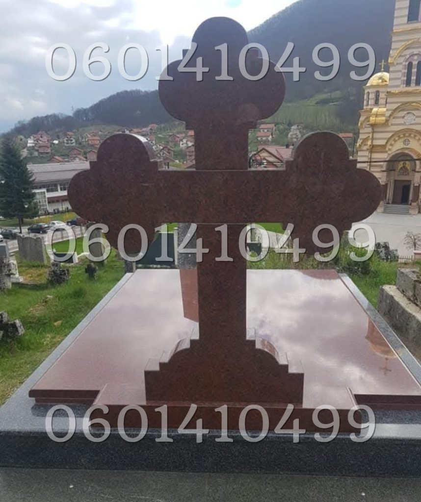 Krstovi - Nadgrobni Spomenici Granit Premium 068