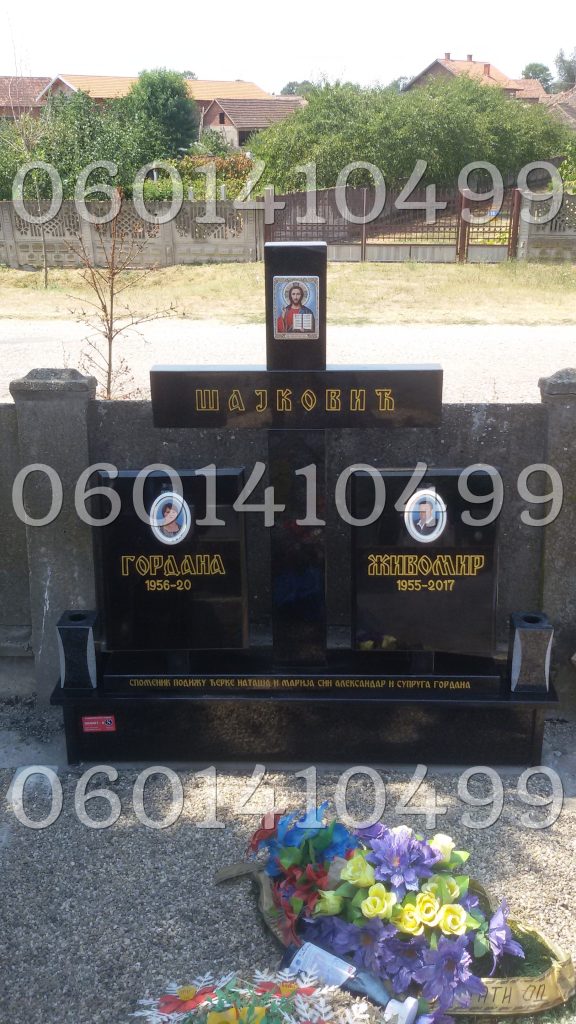 Krstovi - Nadgrobni Spomenici Granit Premium 073
