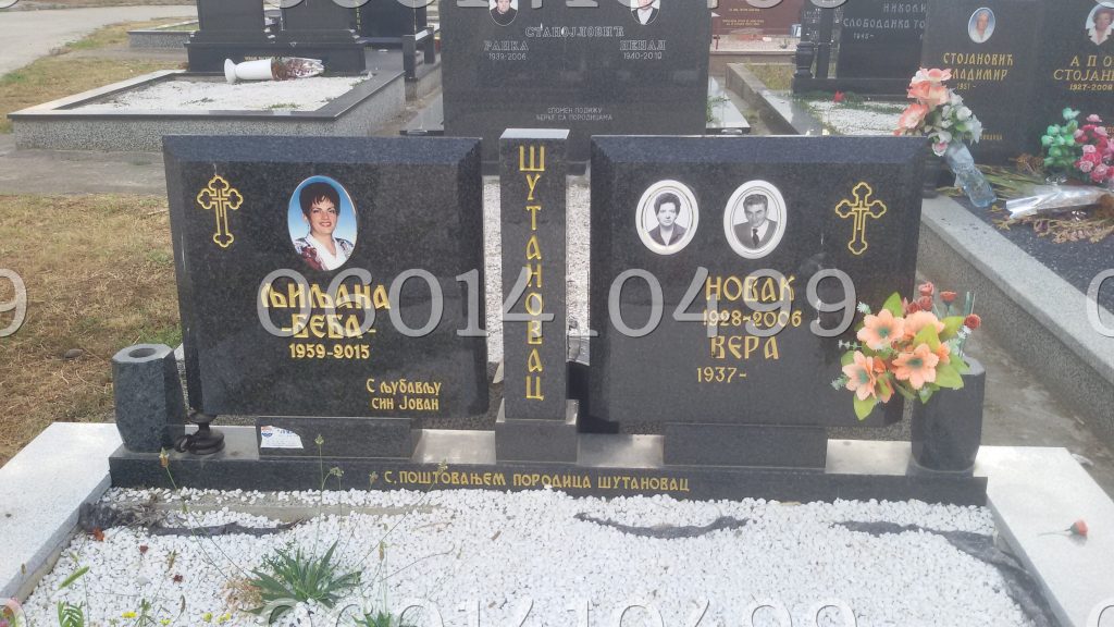 Krstovi - Nadgrobni Spomenici Granit Premium 076