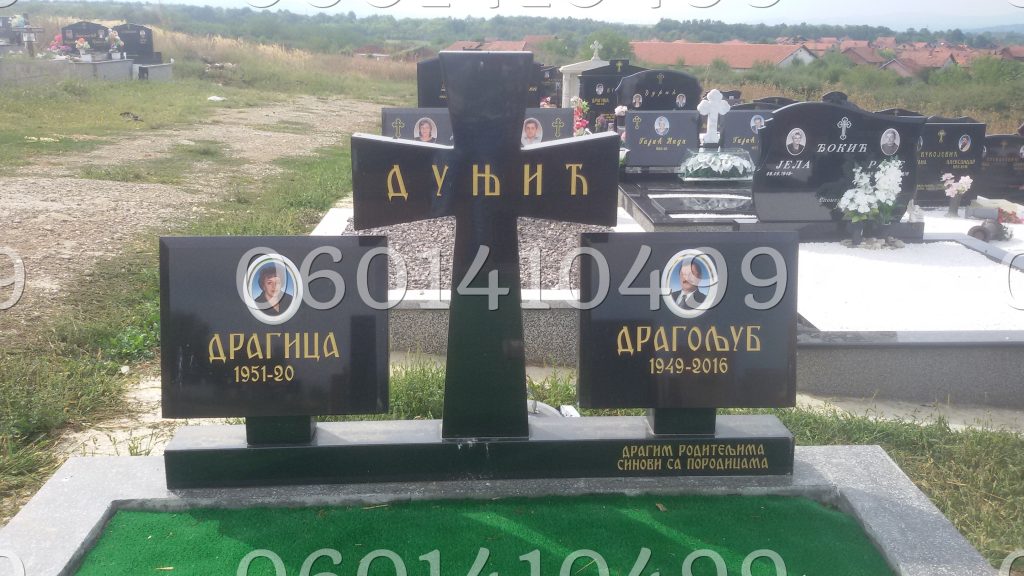 Krstovi - Nadgrobni Spomenici Granit Premium 078